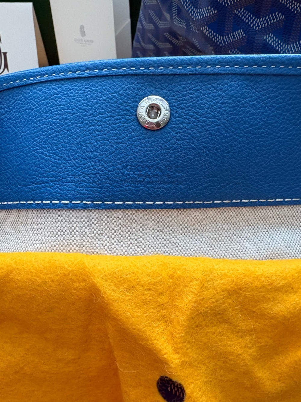 Goyard Bohème Hobo PM in Sky Blue, Full Set - Picture 14 of 16